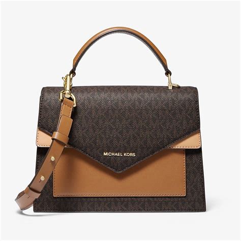 michael kors ludlow multicolor|Ludlow Medium Logo and Leather Satchel .